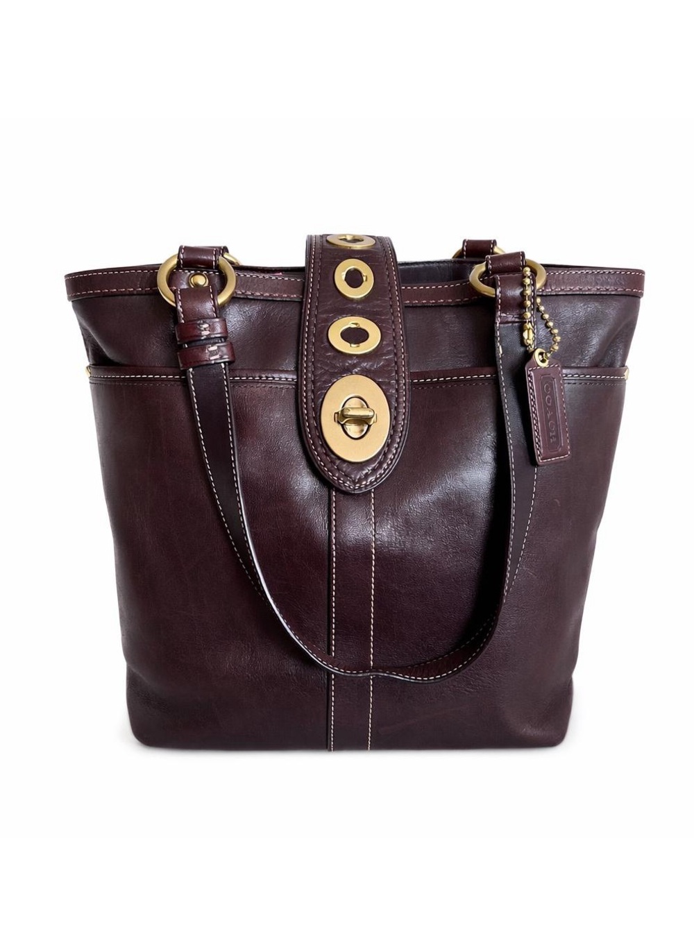 Coach Lily Legacy 65TH Anniversary Leather Turnlock Shoulder Bag